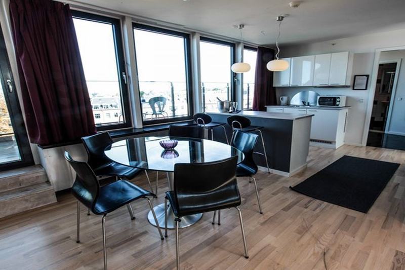 Manon Les Suites Guldsmeden Copenhague Exterior foto A kitchen in a serviced apartment in Berlin, Germany